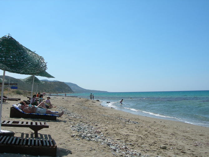 Glapsides Beach, Famagusta, North Cyprus